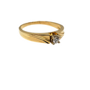 10k 0.10ct Engagement Ring