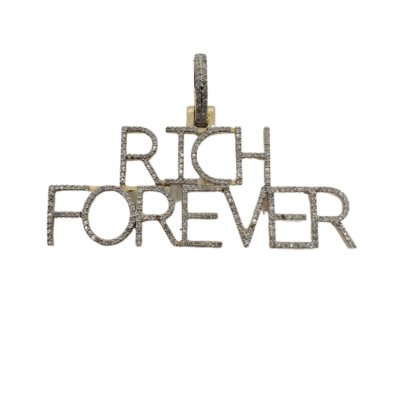Rich For Ever 1.35ct diamonds 10k Gold