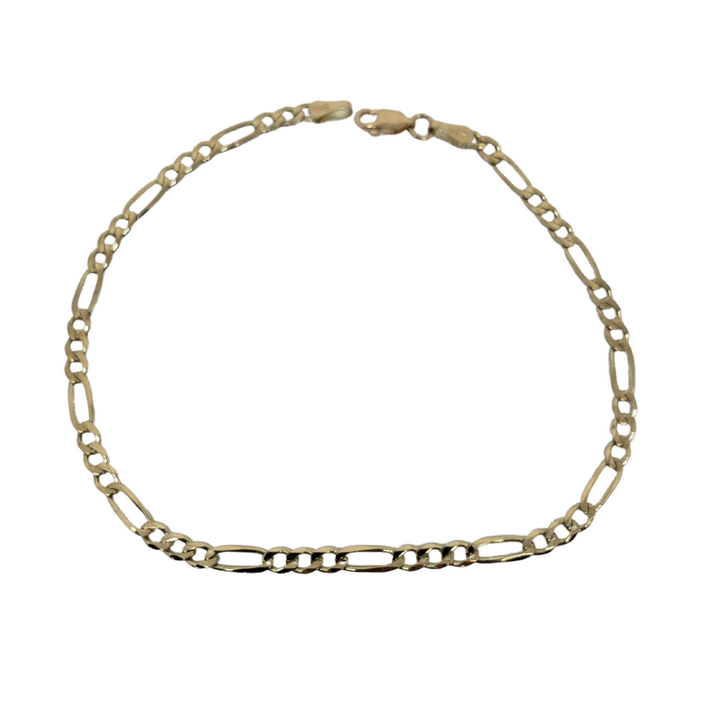 10k Figaro Ankle Chain