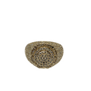10k 2.15CT Hiphopx2 Round Diamond Ring NEW