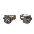 Diamant Bague 1.15ct Or jaune et blanc 14k SKR20686-115