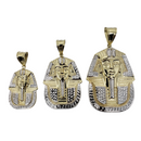 2 Tone Buddha Pendant 10k Yellow Gold MP-046