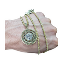 Torsade laser cut en or 10kt + Ver-Sa-Ce-520 en or 10 karat LA520