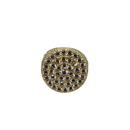 10k Hiphop Round Gold Ring