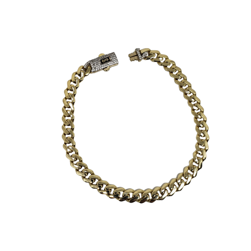 10k 6mm Monaco Bracelet