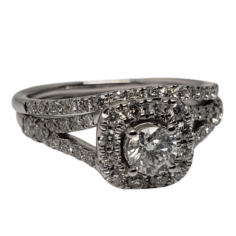 Diamond Ring 1.00ct in 14k White Gold SKR15857-100-WG
