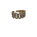 10k 10mm  Miami Cuban Link 1.00ct Diamond Ring NEW