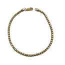 10k 3.5mm Ice chain Bracelet 2 tons New