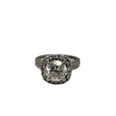 14k Ring 1.58ct Center Round Stone + 0.75ct Diamonds NEW