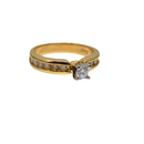 10k 0.50ct Bague de fiançailles