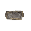 10k Anneau Pinky 0.45ct de Diamants NOUVEAU