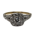 Diamond Ring 1.00ct in 14k Yellow and White Gold SKR19551-100