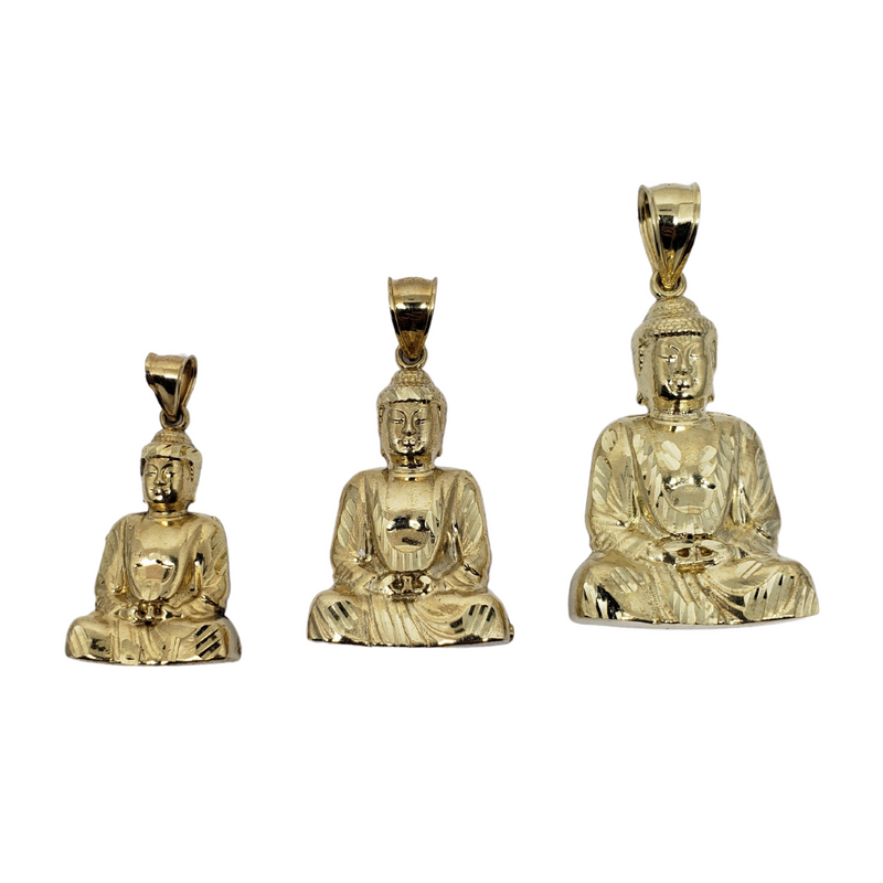 Buddha Pendant 10k Yellow Gold MP-014