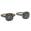 Diamant Bague 1.00ct Or jaune et blanc 14k SKR14619-100