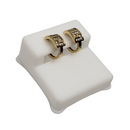 10k Jaune Or Huggies Boucle d'oreille BD-0015