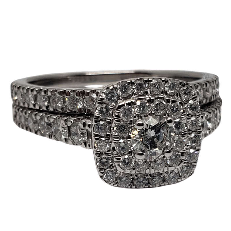 Diamond Ring 1.00ct in 14k White Gold SKR13223-100H-WG