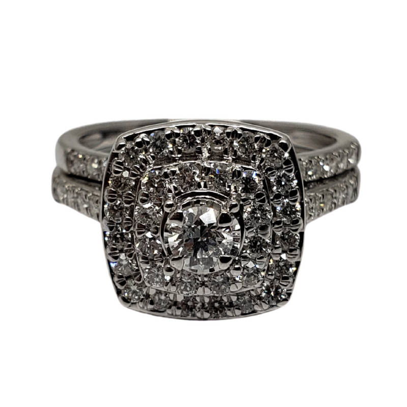 Diamond Ring 1.00ct in 10k White Gold SKR20833-100