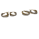 10K 2 tons  Gold medusa Earring