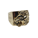 Lion Gold Ring 10k for Men MR-093