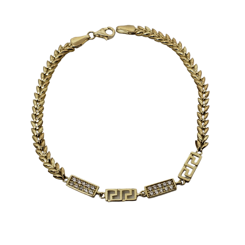 10k Fashion Infinity Bracelet MAB-215