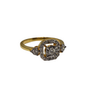 10k 0.30ct Bague de fiançailles