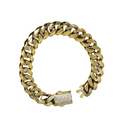 13mm Miami Cuban Yellow Gold