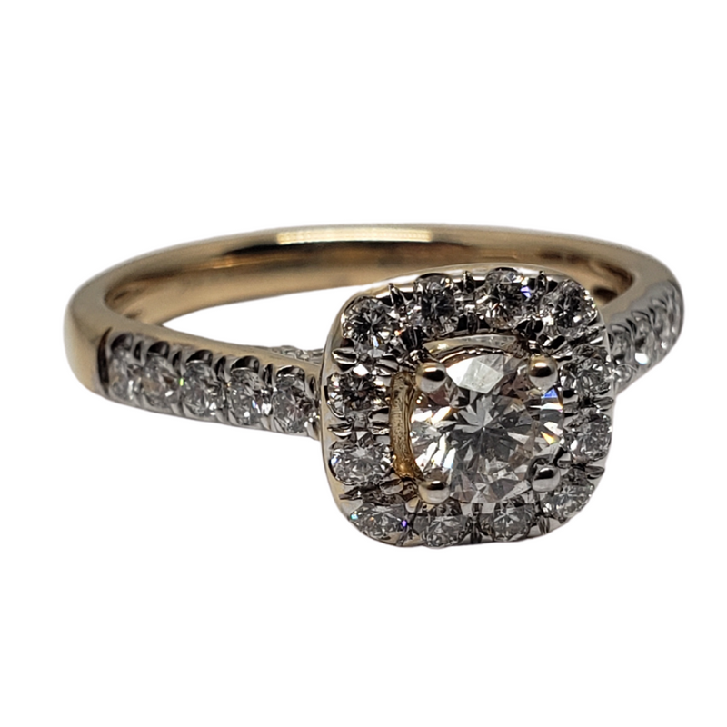 Diamond Ring 0.75ct in 14k Yellow Gold SKR15450-100E
