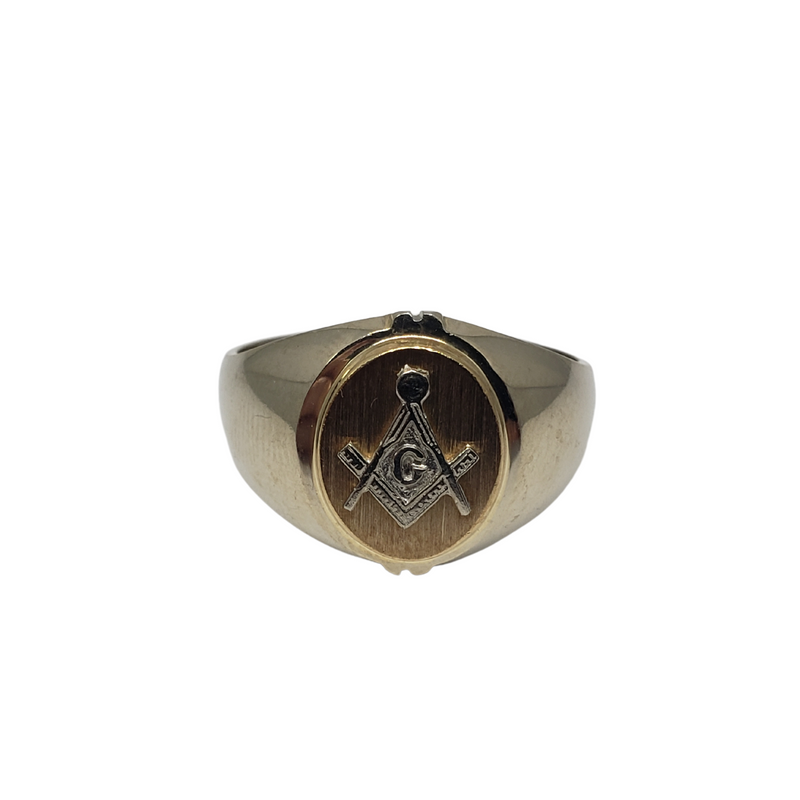 10k Masonic Freemason Ring