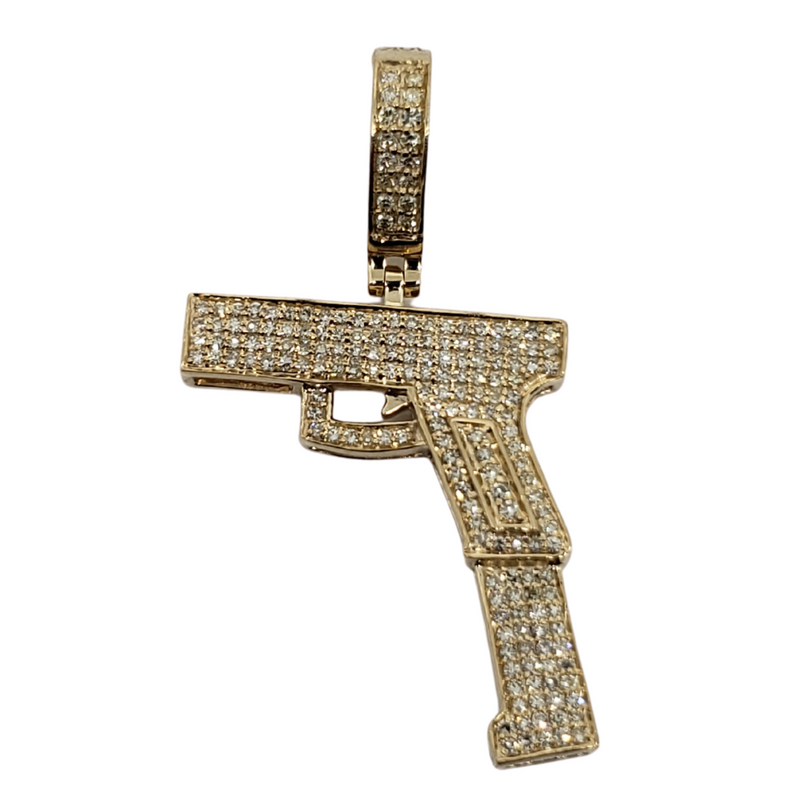 9mm-Extension 0.57ct Gold Pendant in 10k Gold SP 9904