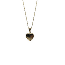 10k Singapour + collier médaillon photo en forme de coeur
