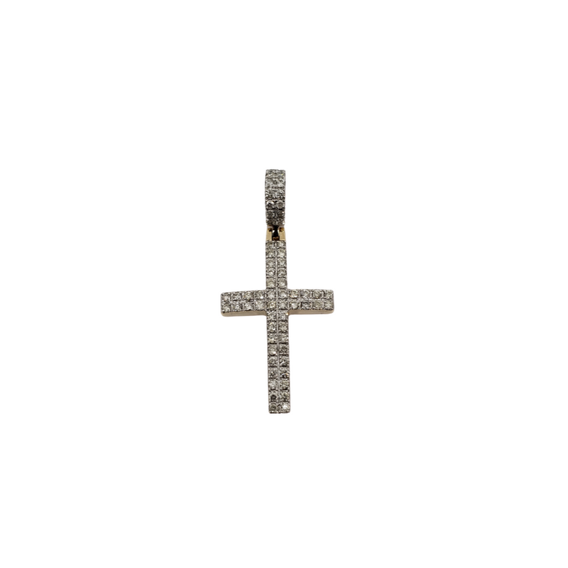 Luxury Cross 1.15CT Diamond Pendant in 10k Gold DP-005
