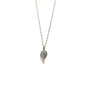10k singapour chain with 10k Wing Pendant