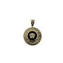 10k Pendentif Medusa X2 Nouveau