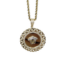 10k Rope + medusa HEAD  Pendant New