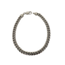 Bracelet à maillons cubains 6 mm en or blanc 10k Miami