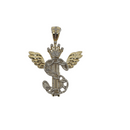Dollar Crown 0.55 ct of Diamonds 10k Gold NEW