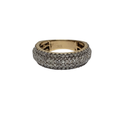 Diamant Bague 1.09ct Or jaune 10k SR 11585