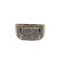 Diamant Bague 0.59ct Or jaune 10k SR 10832 A