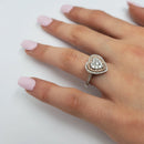 Diamond Heart Ring 0.50ct in 10k White Gold N8 GC-2159991