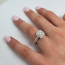 Diamond Sabrina Ring 0.50ct  in 10k White Gold Sabrina-001