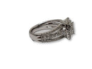 Bague Luckyy 1.50ct de diamants en or blanc 10k