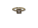 Halo Ring in Gold for Women 10K WCR0024