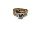 Medusa Double Ring in Gold for Women 10K WCR007