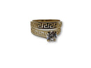 Medusa Double Ring in Gold for Women 10K WCR007