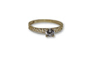 Bague Medusa Solitaire en or pour Femmes 10K WCR004