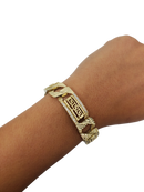 Medusa Bracelet 13.6mm 10k Gold MMB-019