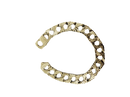 12mm Curb Bracelet 10k Yellow Gold MMB-018