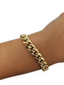 Cuban Bracelet 9.5mm 10k Gold MMB-015