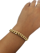 Bracelet cubain 7,5mm en or 10k MMB-013