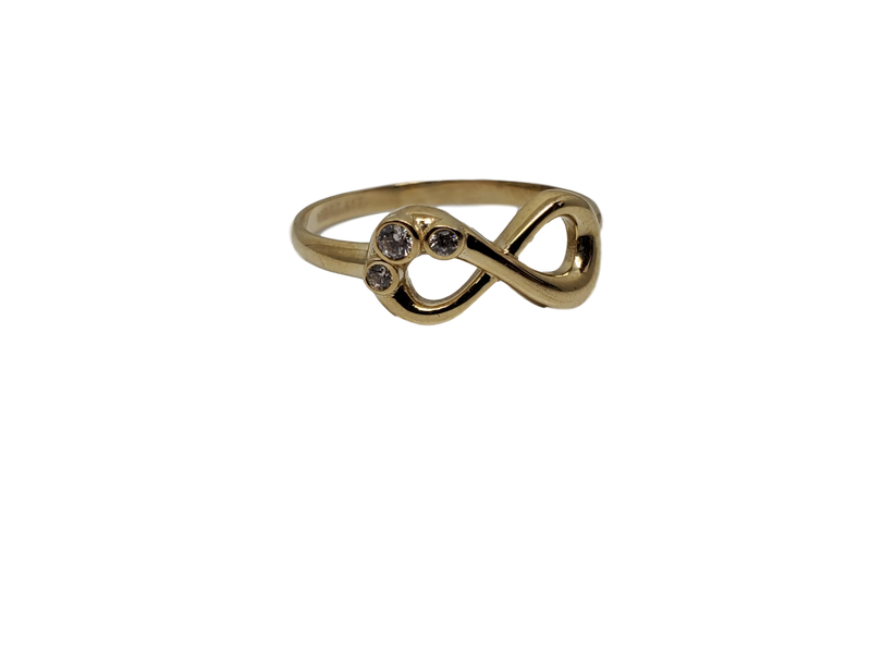 Infinity Gold Ring for Women 10K WR001